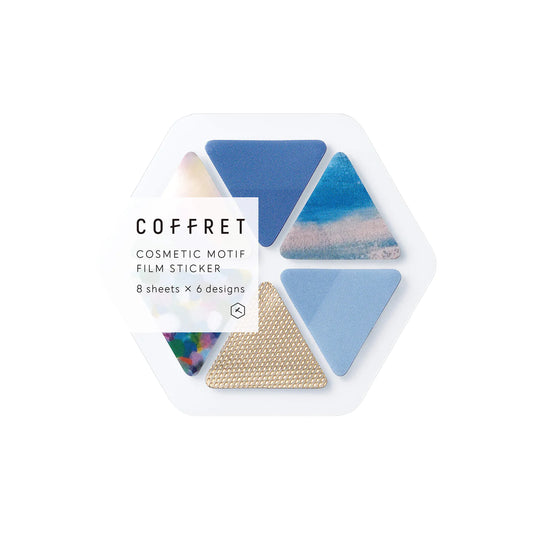 COFFRET Triangle PET Stickers - Horizon Blue
