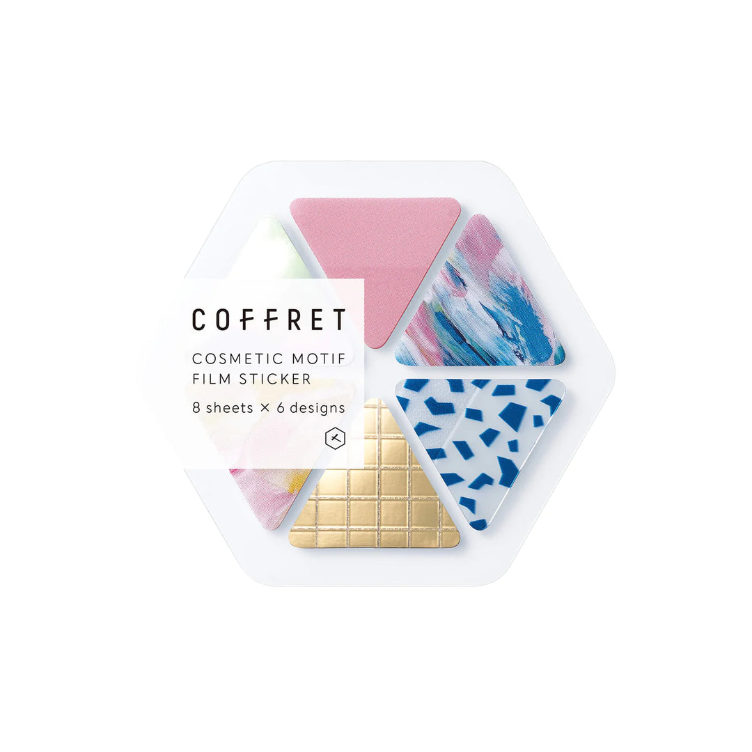 COFFRET Triangle PET Stickers - Pink Float