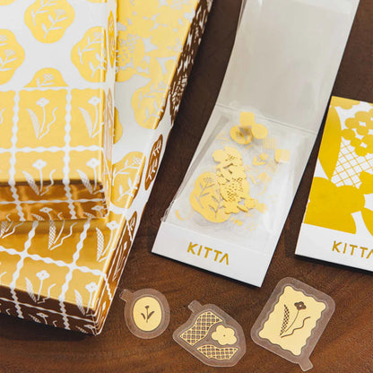 KITTA Shiny Flake Stickers - Flower Song
