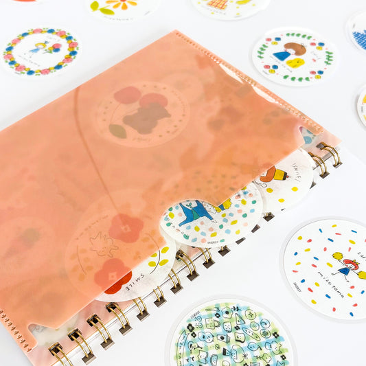 mizutama / Limited Edition / Ring Notebook - Pink (B6 size)