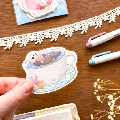 MILINA / Flake Sticky Note - Love Otter