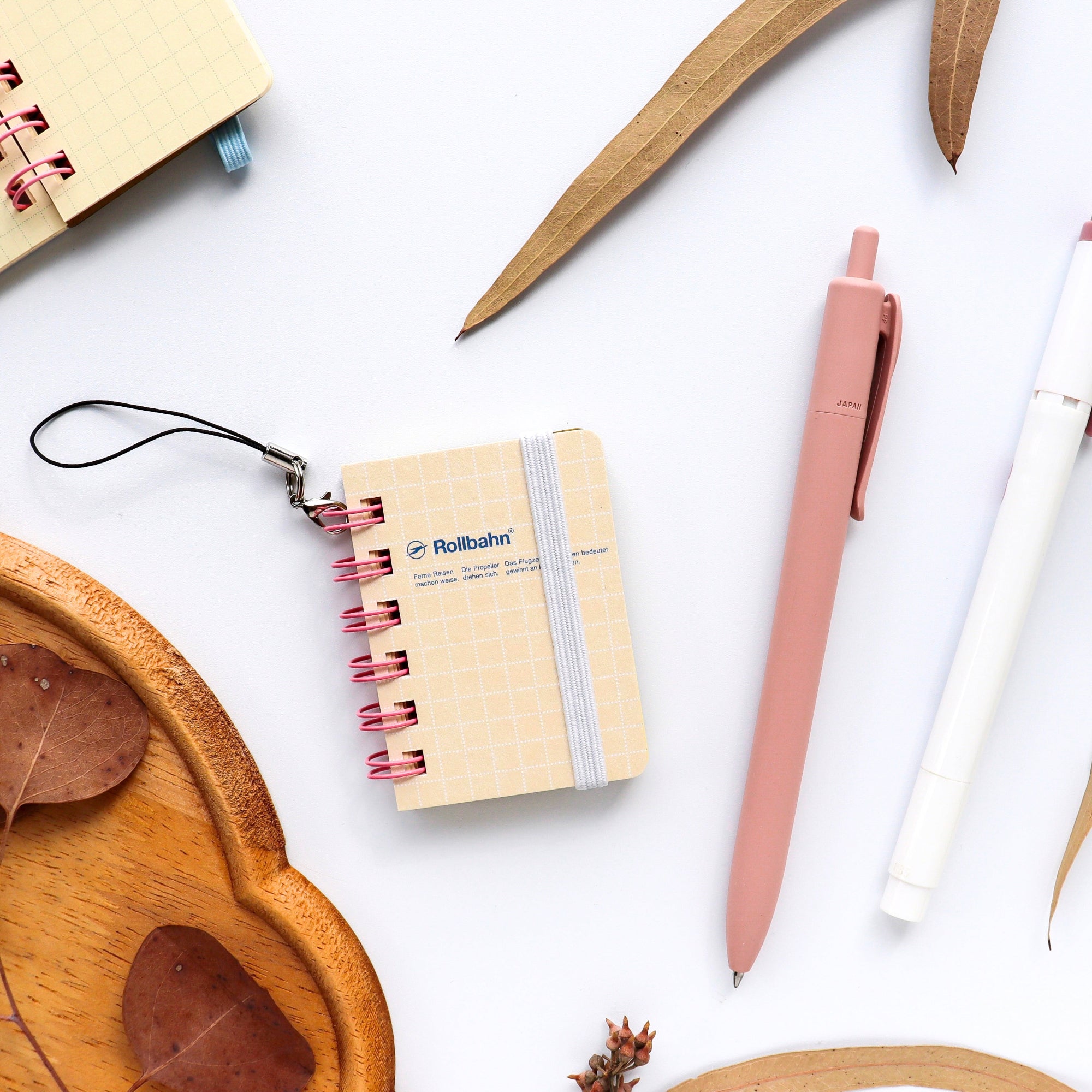 Delfonics / Rollbahn Spiral Micro Notebook - Pastel Yellow