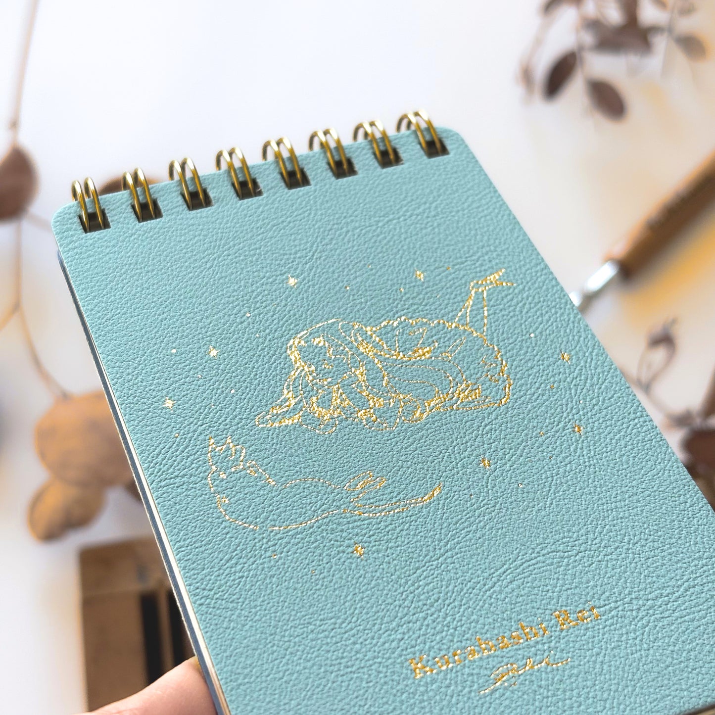 Rei Kurahashi / Foil-Stamped Ring Memo Pad - Friends