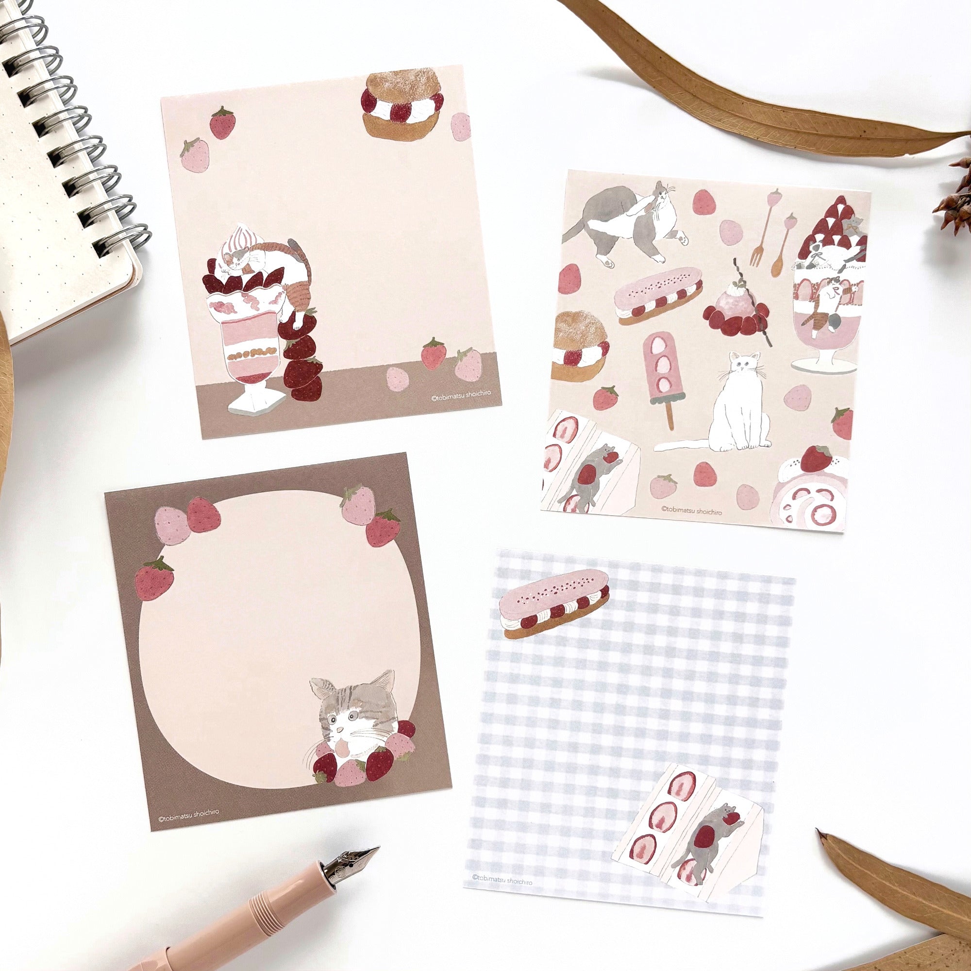 [Limited Edition] Shoichiro Tobimatsu / Memo Pad - Sweets