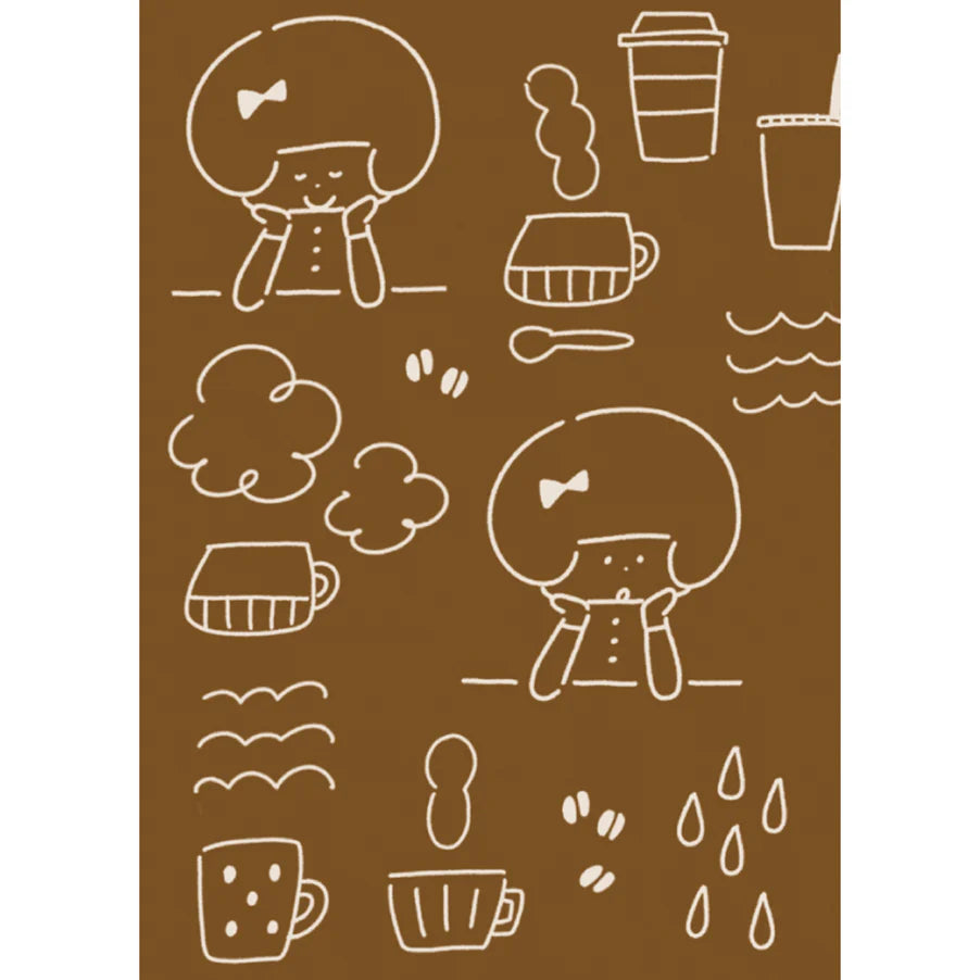 mizutama Limited Edition Large Stickers - Relax