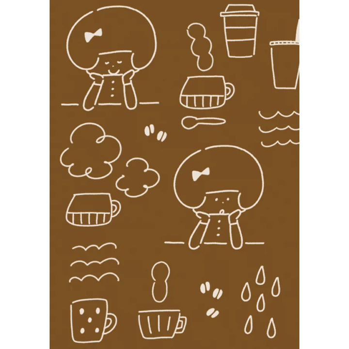 mizutama Limited Edition Large Stickers - Relax