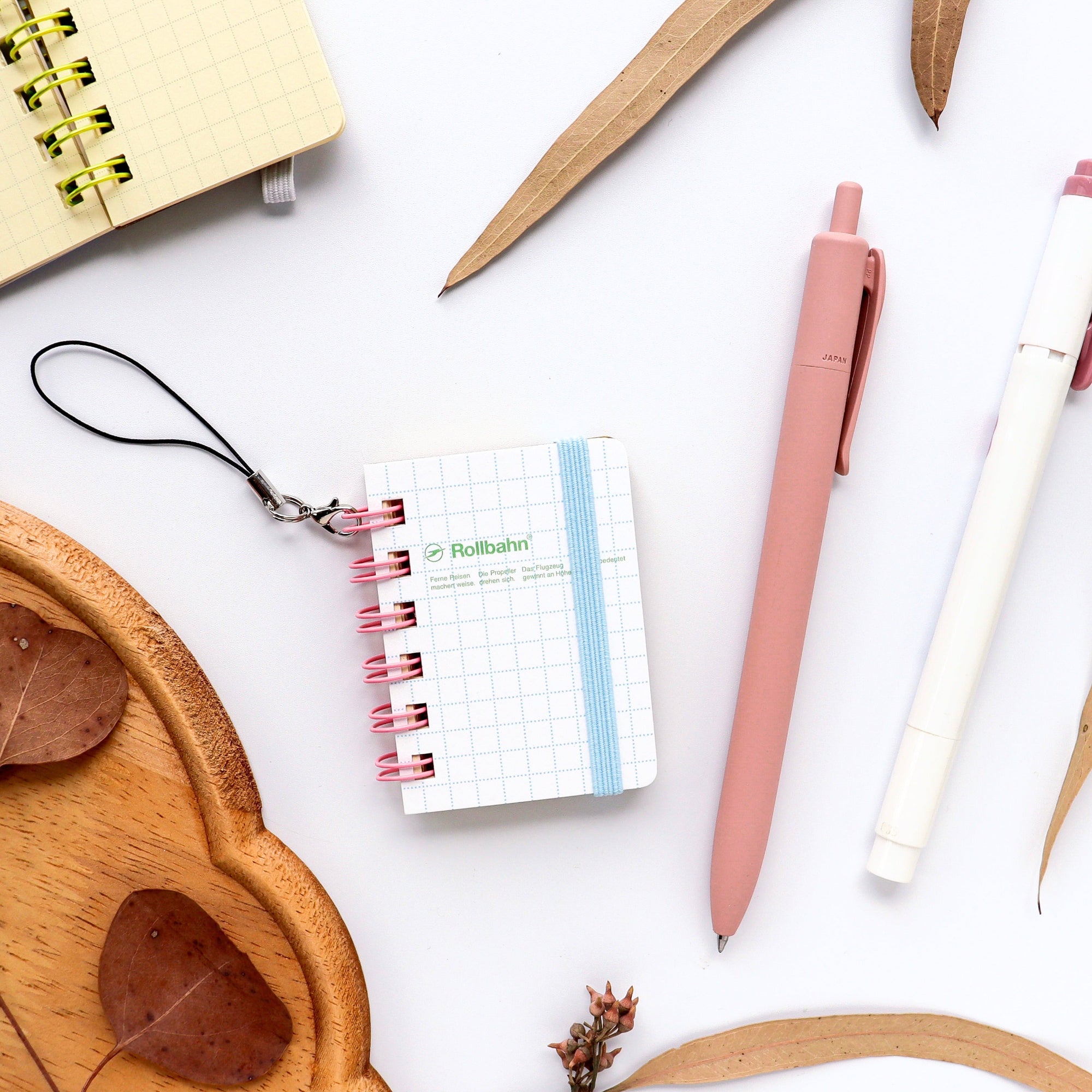Delfonics / Rollbahn Spiral Micro Notebook - White