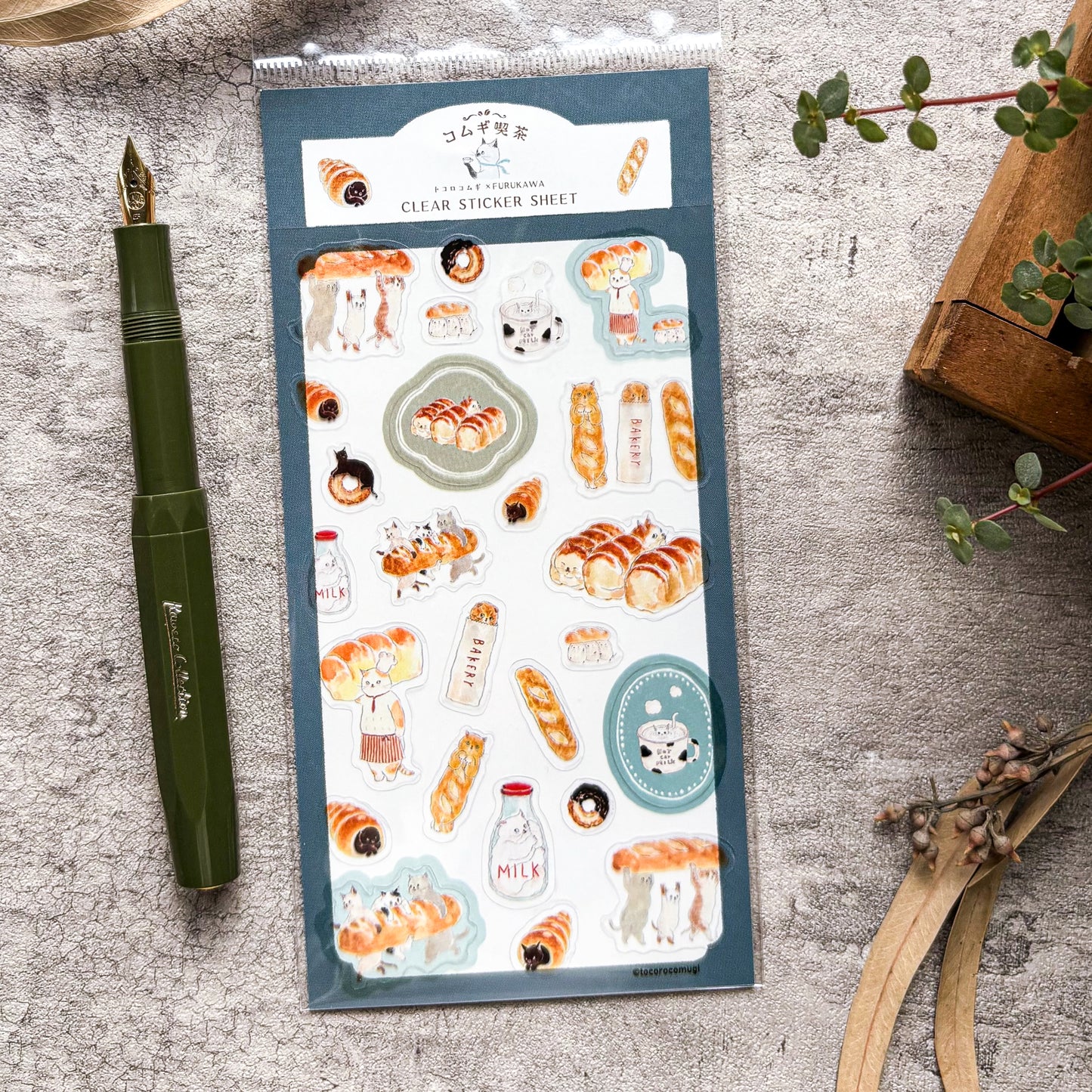 [Limited Edition] Tocorocomugi / Stickers - Bread