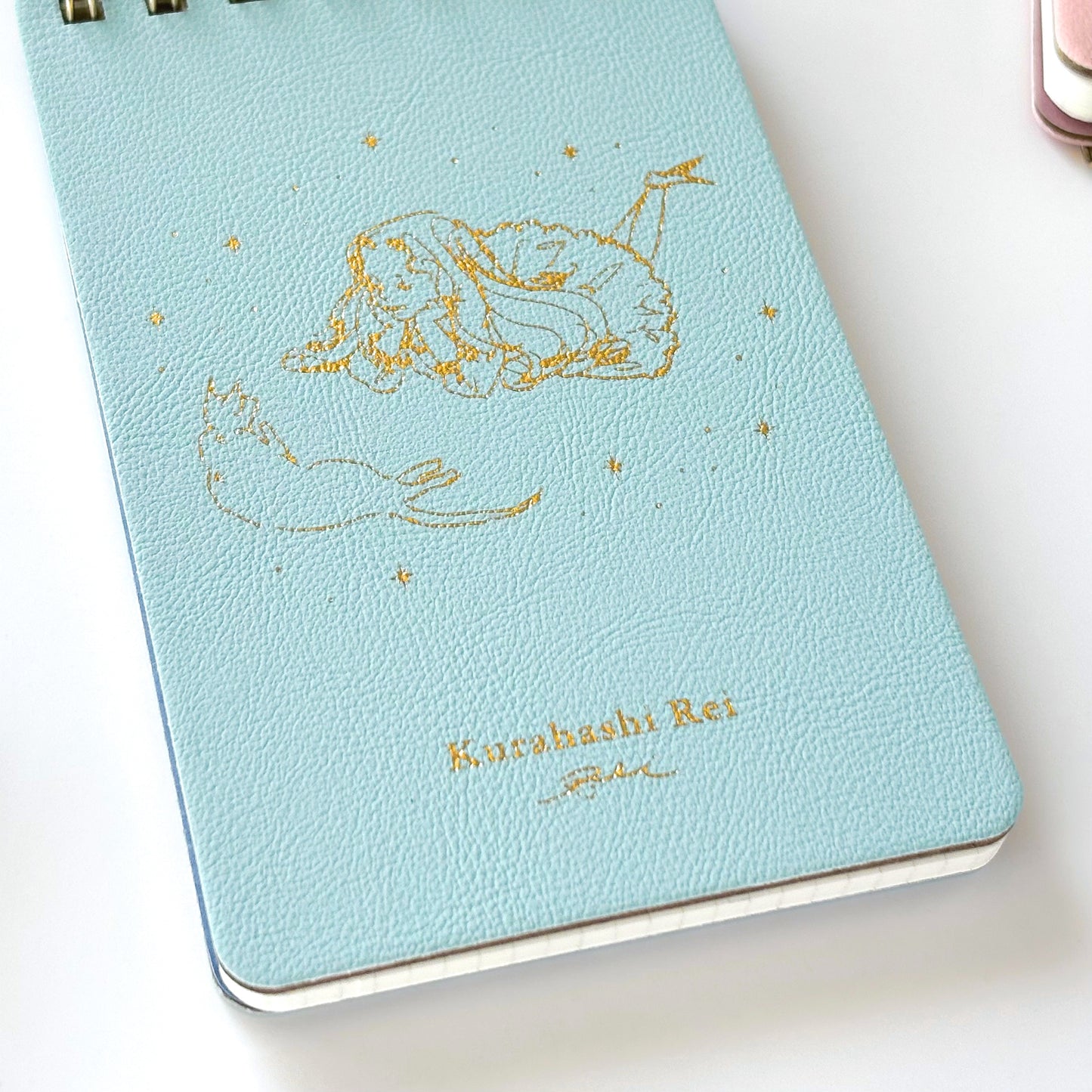 Rei Kurahashi / Foil-Stamped Ring Memo Pad - Friends
