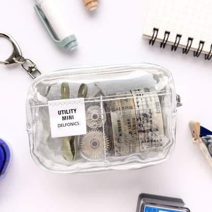 Delfonics / Mini Utility Pouch Keychain - Clear (Clear)