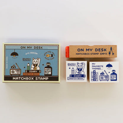 eric Limited Edition Matchbox Rubber Stamp Set (3 designs)