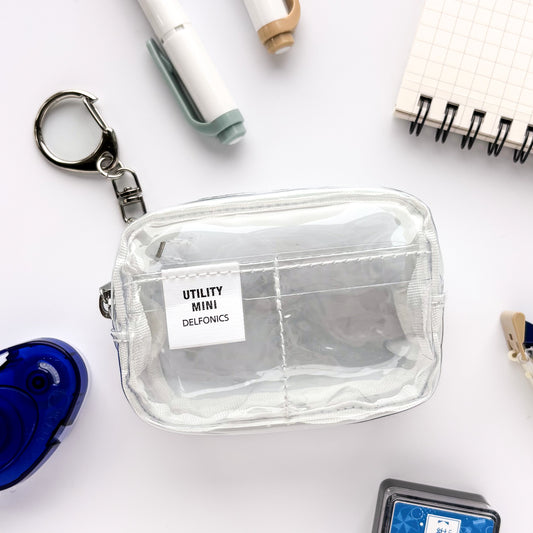 Delfonics / Mini Utility Pouch Keychain - Clear (Clear)