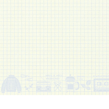 eric Leather String-tie Notebook w/t pocket - Gray Cover (cream paper)