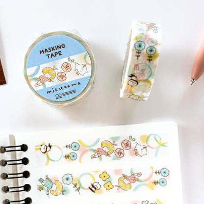 mizutama / Limited Edition / Washi Tape - Gentle