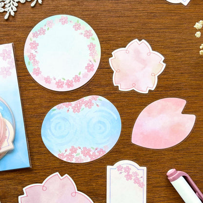 Natsunoka / Flake Sticky Note - Cherry Blossom