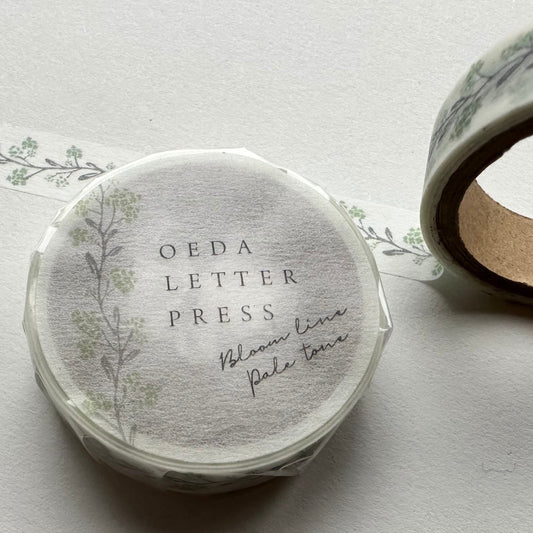 Washi Tape - Bloom Line (pale light green)