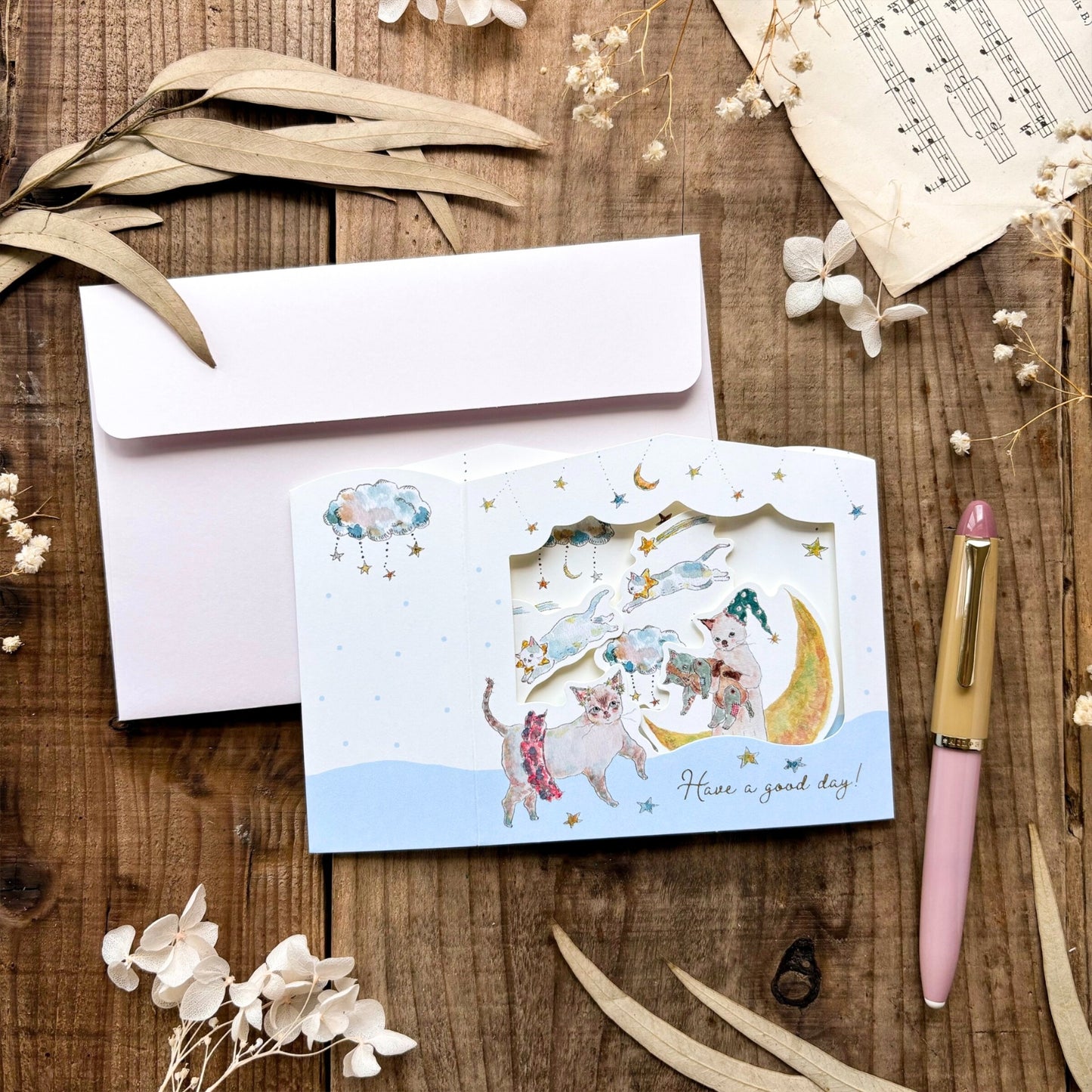 Tocorocomugi / Greeting Card - Starry Night