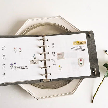 Yohaku / Square Binder Refills - Weekly (50 sheets)