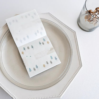 Yohaku / Square Memo Pad - Hiking (4 designs)