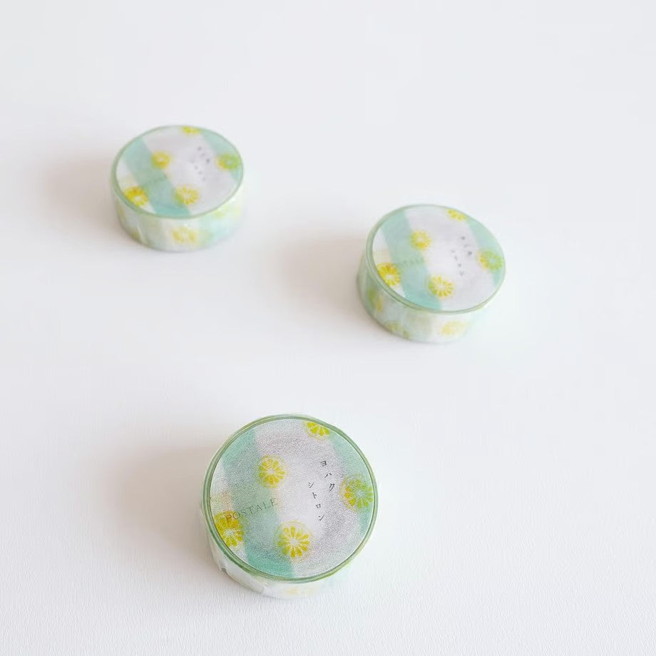 Yohaku Washi Tape - Citron