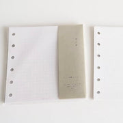 Yohaku / Square Binder Refills - 5mm Grid (50 sheets)