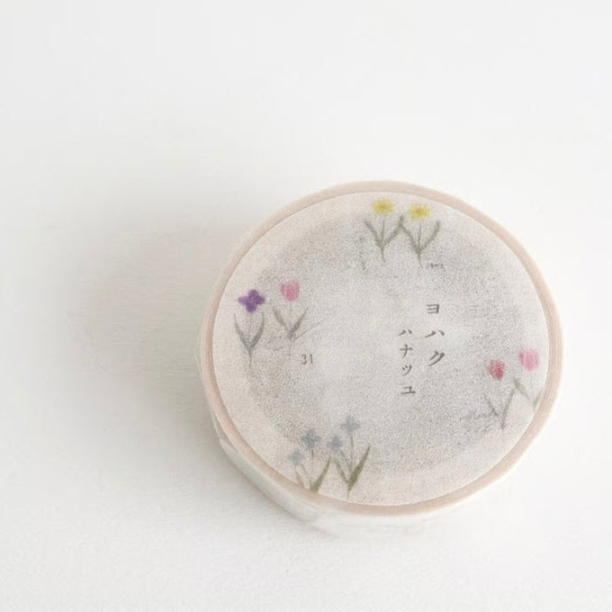 Yohaku / Washi Tape - Flower Rain
