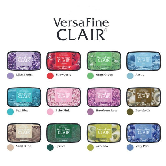 Versafine Clair Stamp Ink (12 New Colors)