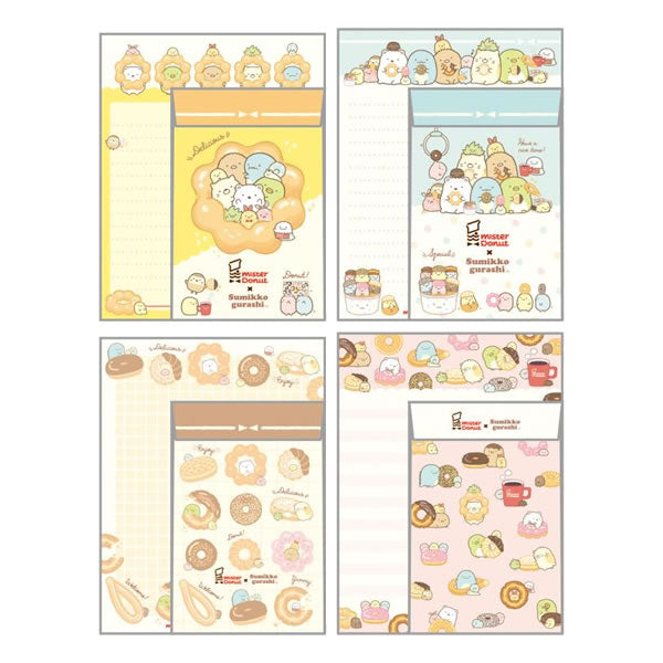 Limited Edition Letter Set -  Sumikko Doughnut