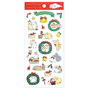 [Chrismas Limited] Shinako Moriyama / Stickers - Happy Bunny Christmas