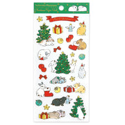 [Chrismas Limited] Shinako Moriyama / Stickers - Happy Bunny Christmas