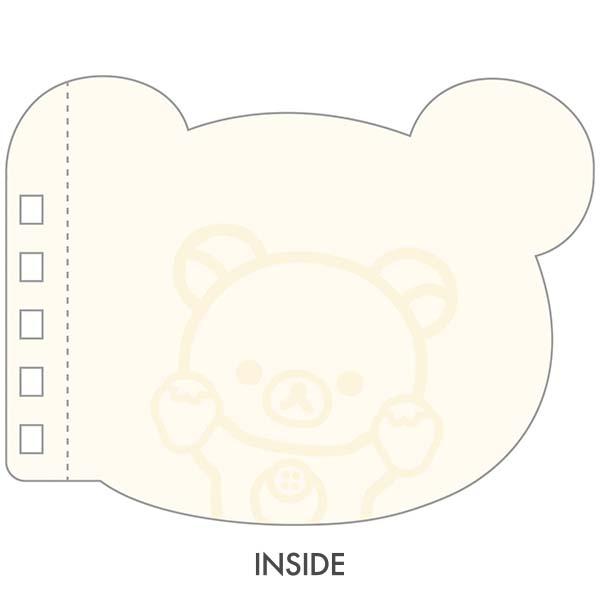 Korilakkuma Die-cut Mini Memo Pad - Favorite Things