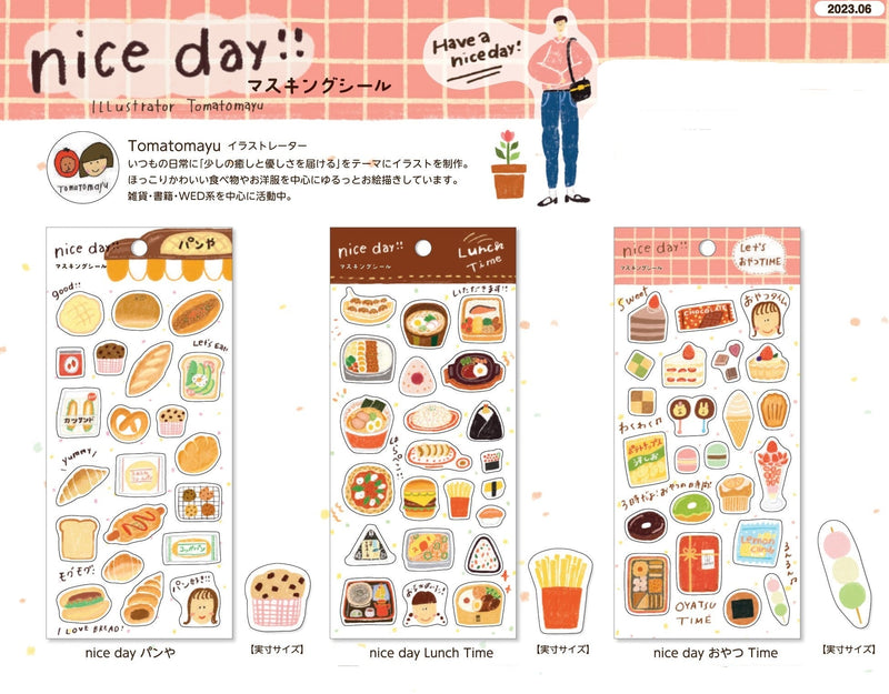 Nice Day Stickers - Cafe