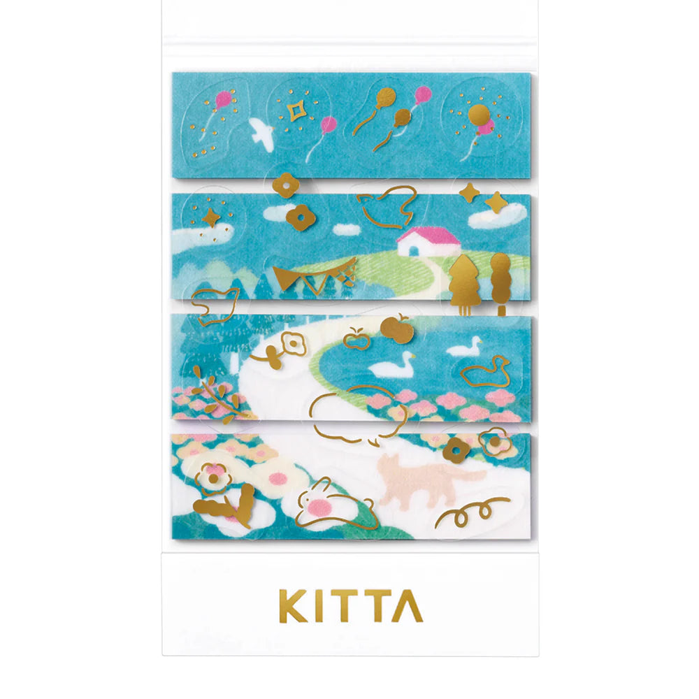 KITTA Collage Stickers - Hill