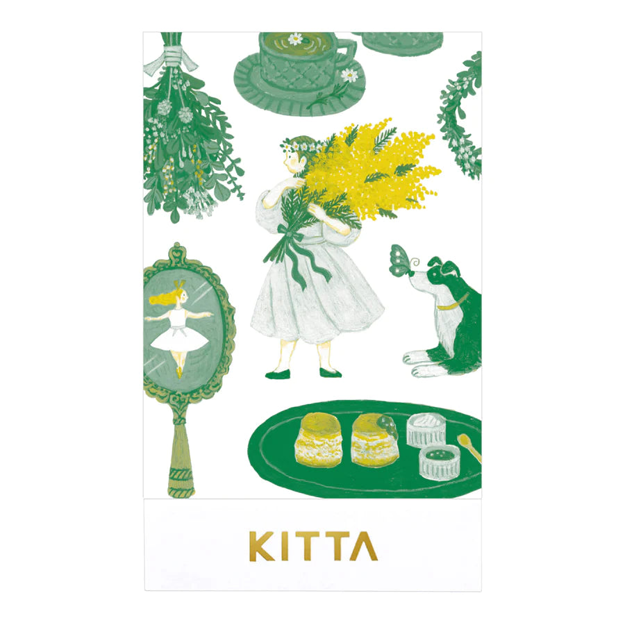 KITTA Tracing Paper Flake Stickers - Life