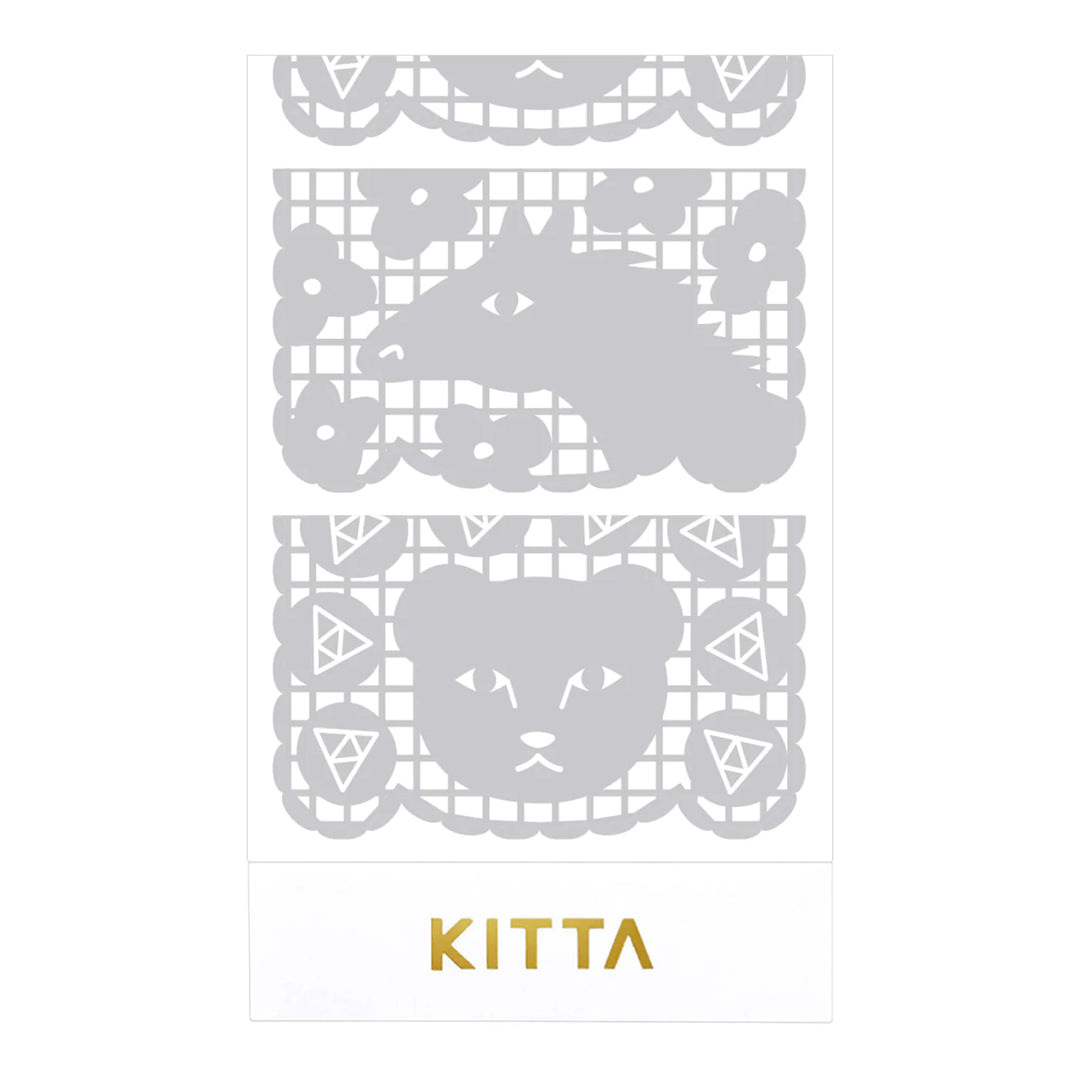 Shiny KITTA Stickers - Lace