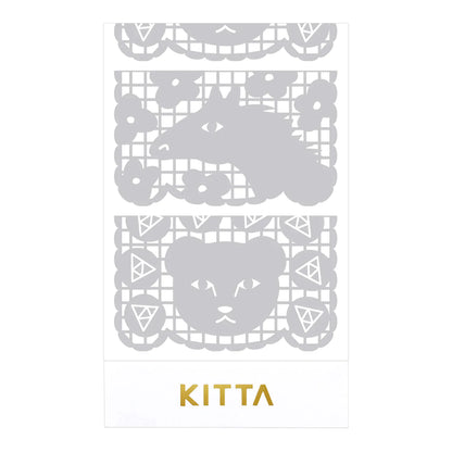 Shiny KITTA Stickers - Lace