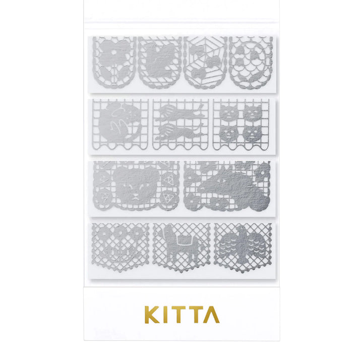 Shiny KITTA Stickers - Lace