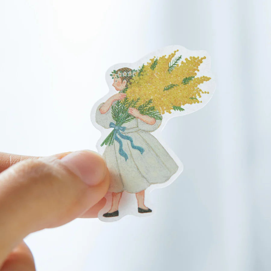 KITTA Tracing Paper Flake Stickers - Life