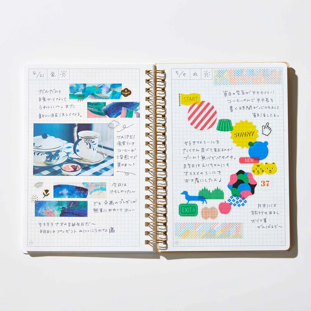KITTA Portable Washi & Shiny Stickers - Message