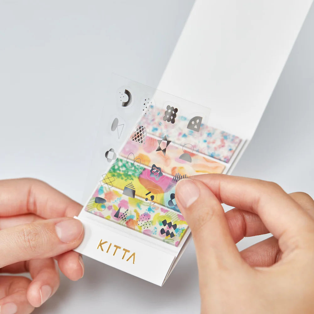 KITTA Collage Stickers - Watercolor