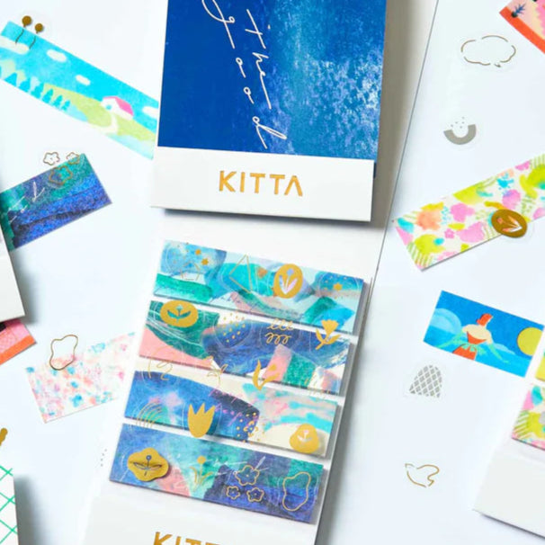 KITTA Portable Washi & Shiny Stickers - Message