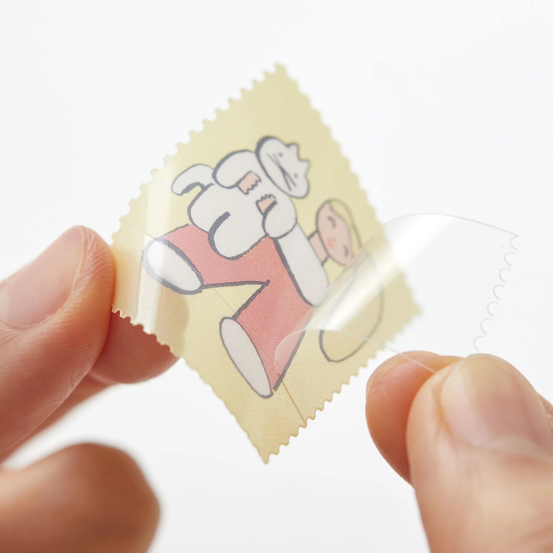 KITTA Clear Portable Stickers - With Cat