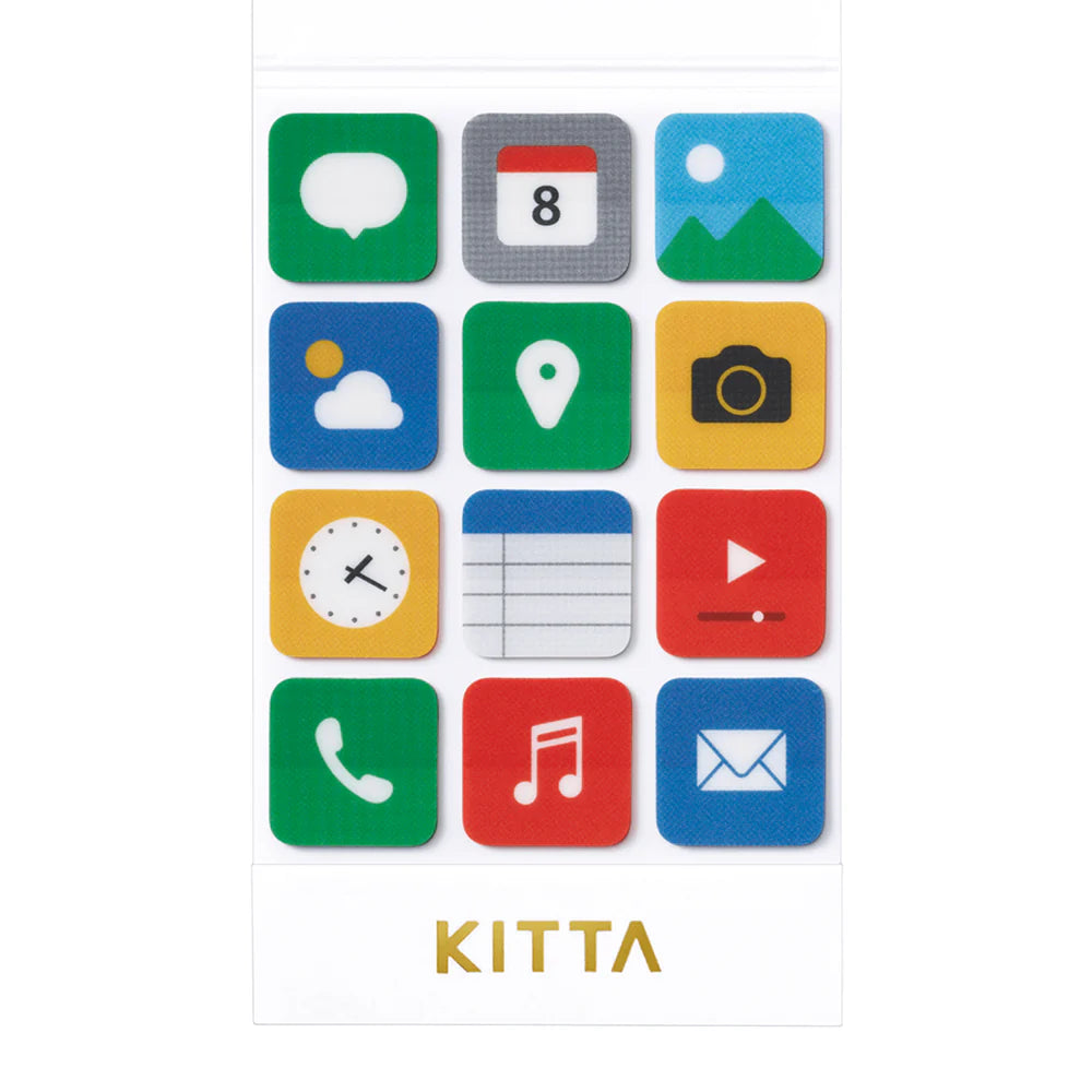 KITTA Clear Portable Stickers - Icon