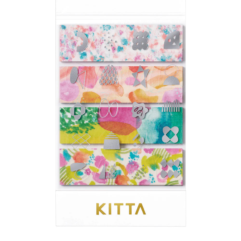 KITTA Collage Stickers - Watercolor