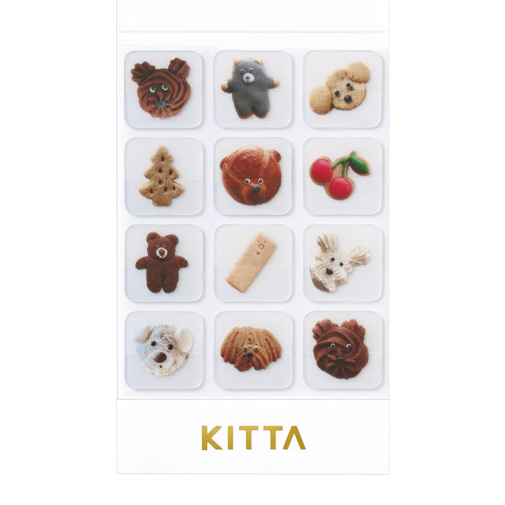 KITTA Clear Portable Stickers - Cookies