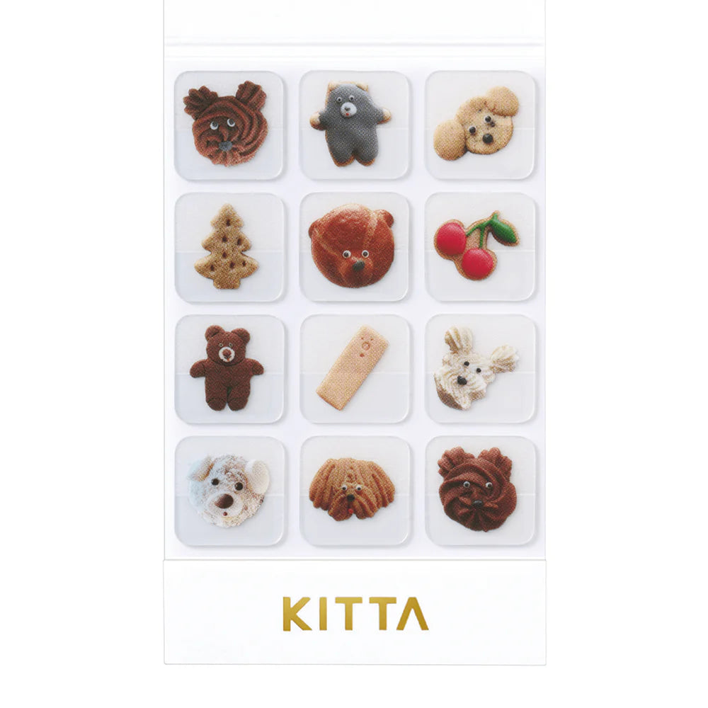 KITTA Clear Stickers - Cookies