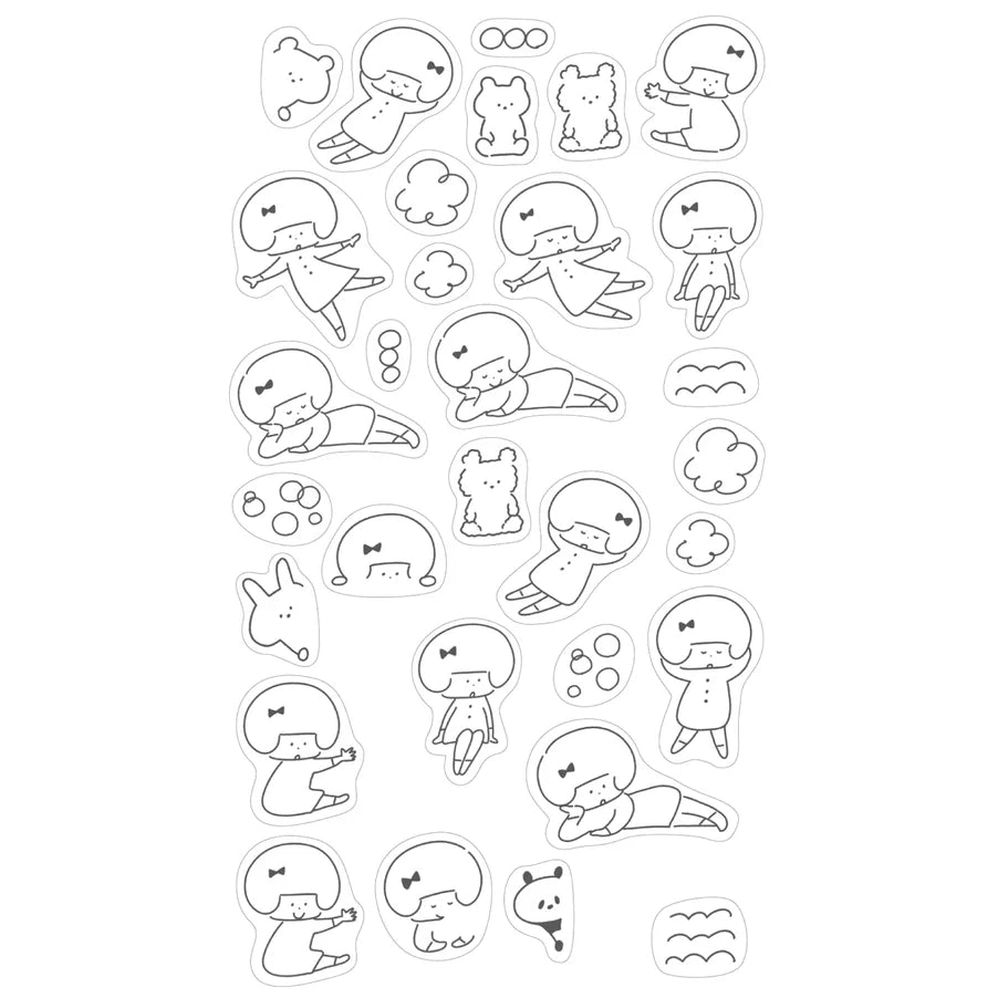 mizutama Limited Edition Stickers - Soft (Set of 2 Sheets)