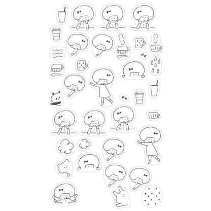 mizutama Limited Edition Stickers - Relax (Set of 2 Sheets)