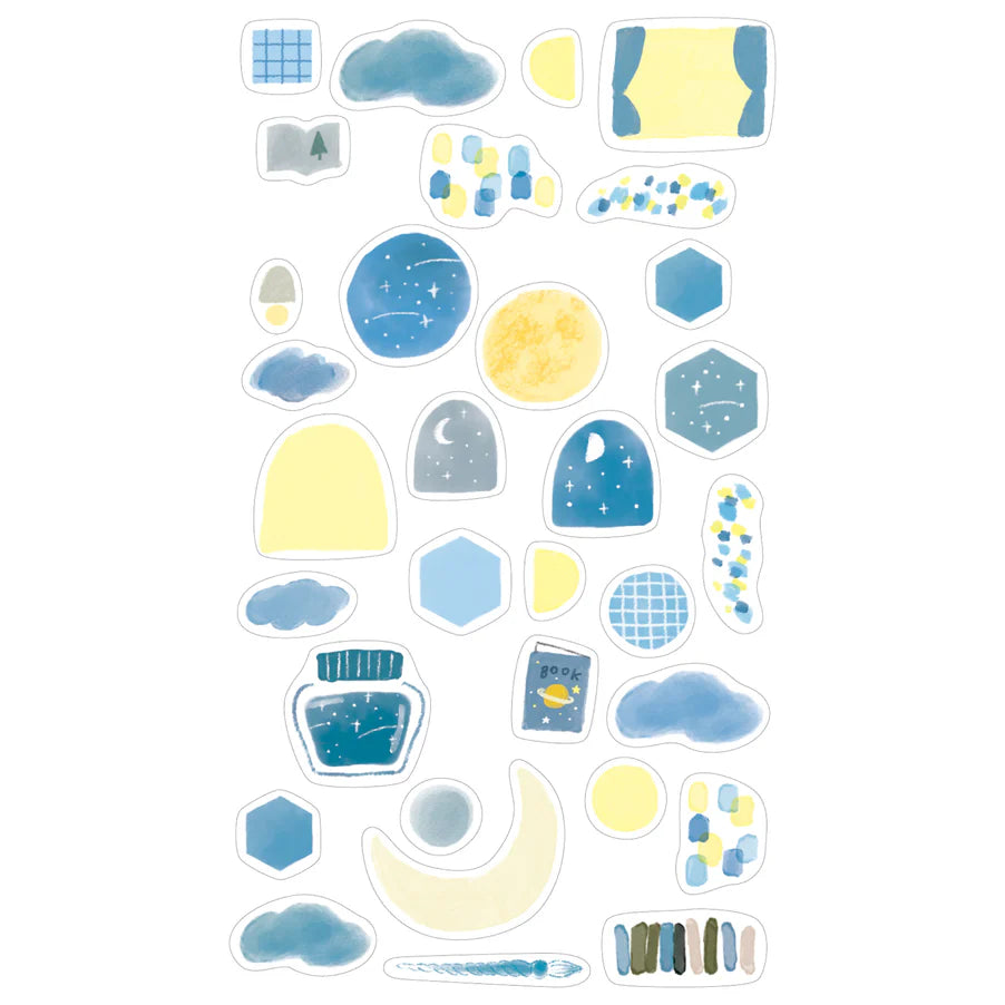 mizutama Limited Edition Stickers - Silent (Set of 2 Sheets)