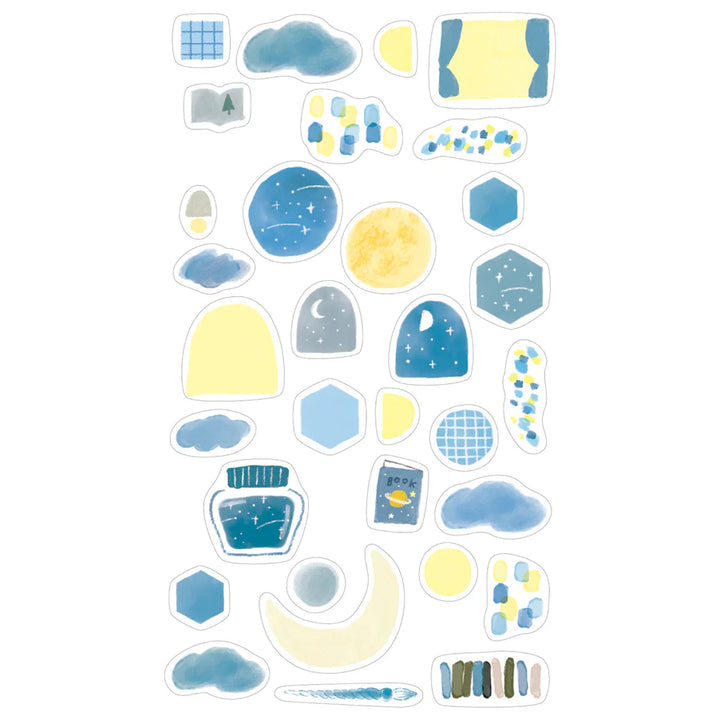 mizutama Limited Edition Stickers - Silent (Set of 2 Sheets)